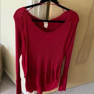 Free People ‘Drippy’ long sleeve thermal top